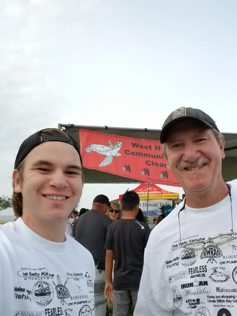 Beach Cleanup with Terry & Alika Tolzmann